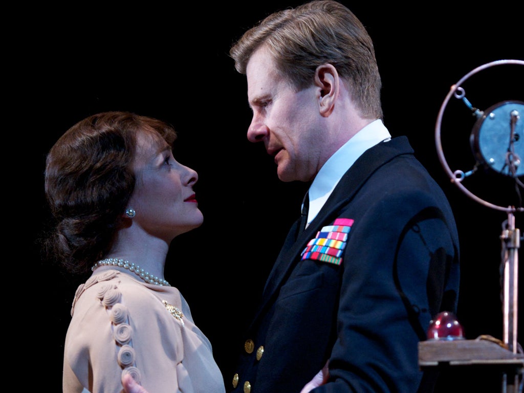 The play's the thing: Emma Fielding and Charles Edwards in
the stage version of 'The King’s Speech'