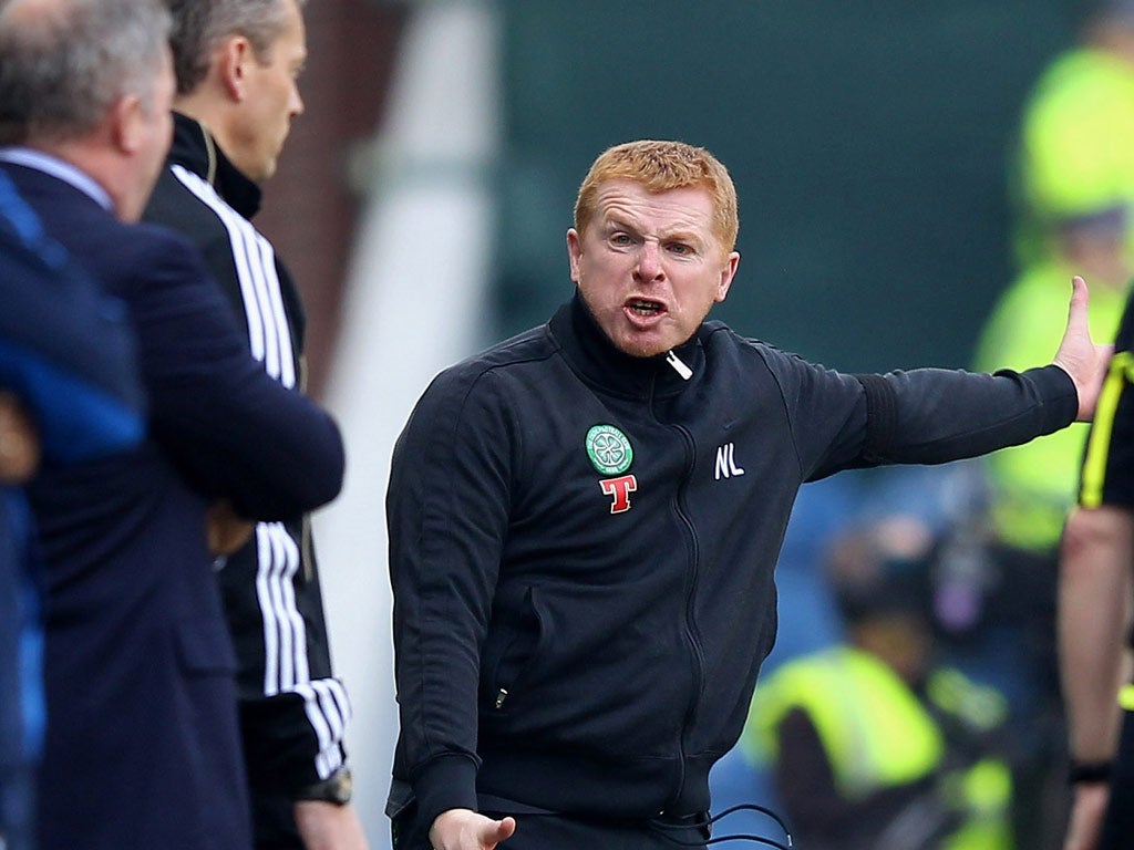 Neil Lennon at Ibrox