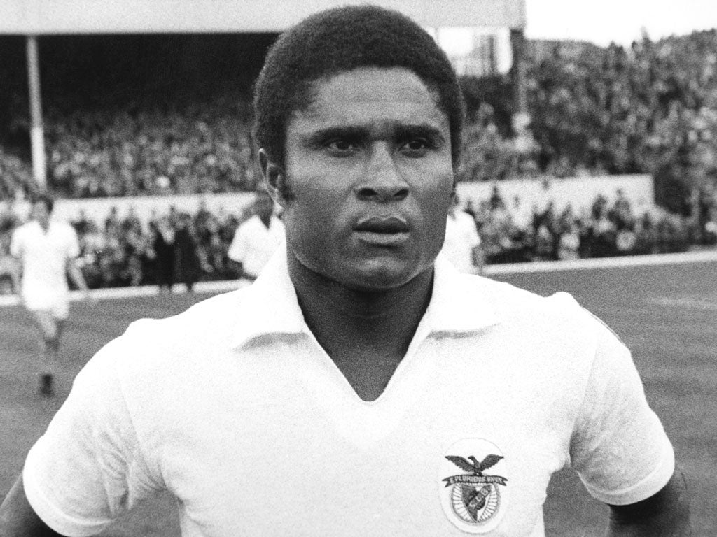 Former Portuguese footballer Eusebio, who has died aged 71