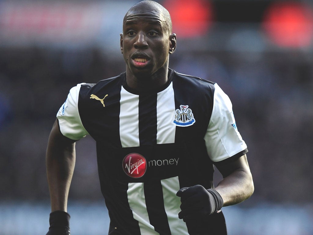 DEMBA BA: The Newcastle striker has scored 16 Premier League goals this season