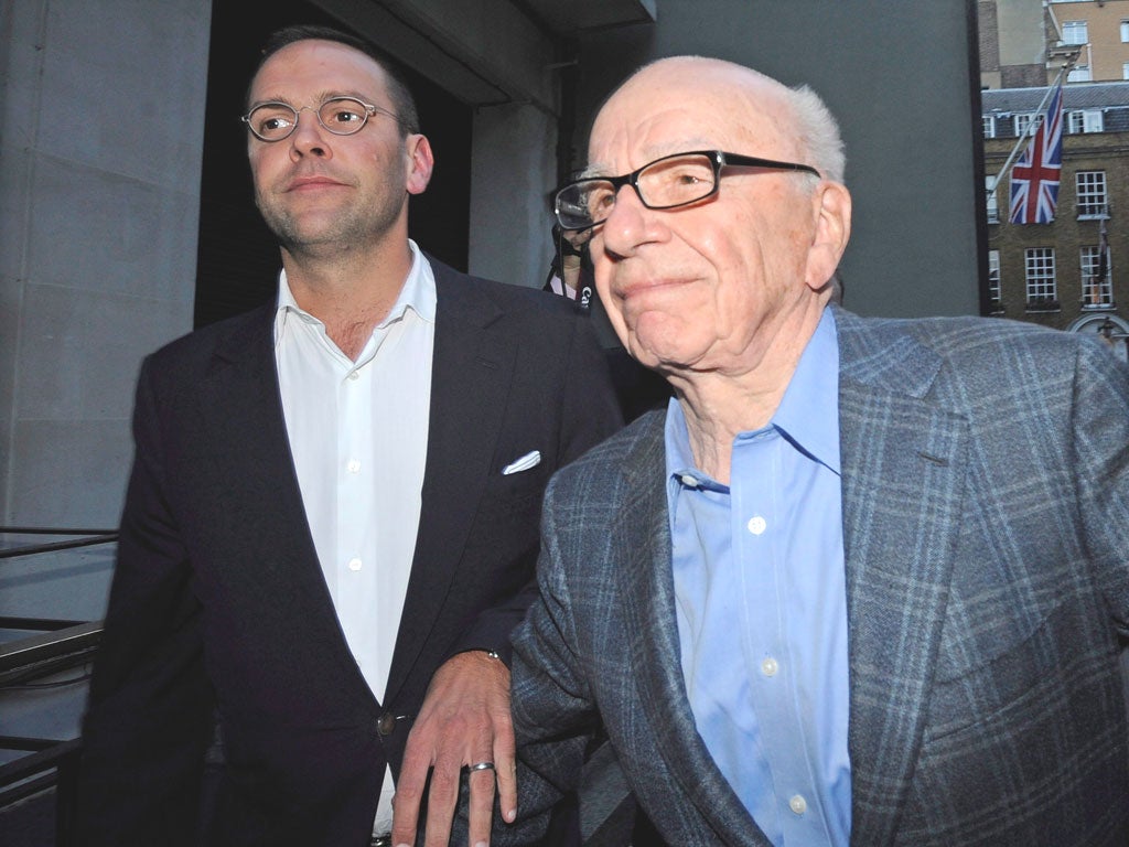 Rupert Murdoch and his son James feel the pressure against their TV empire