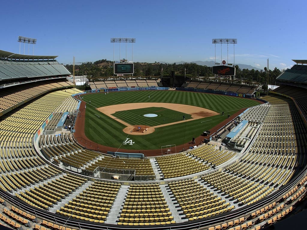 A view of dodger stadium