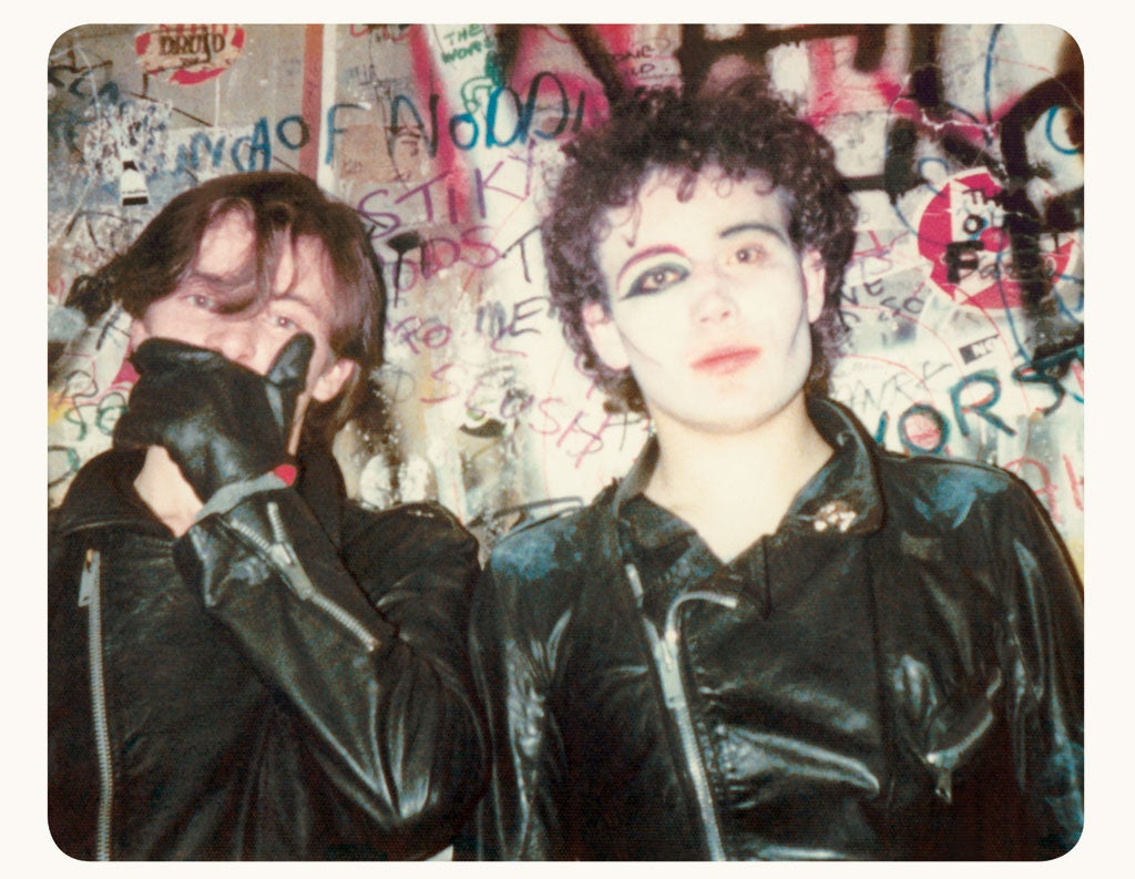 Adam Ant and Ants' bassist Andy Warren at the Marquee Club