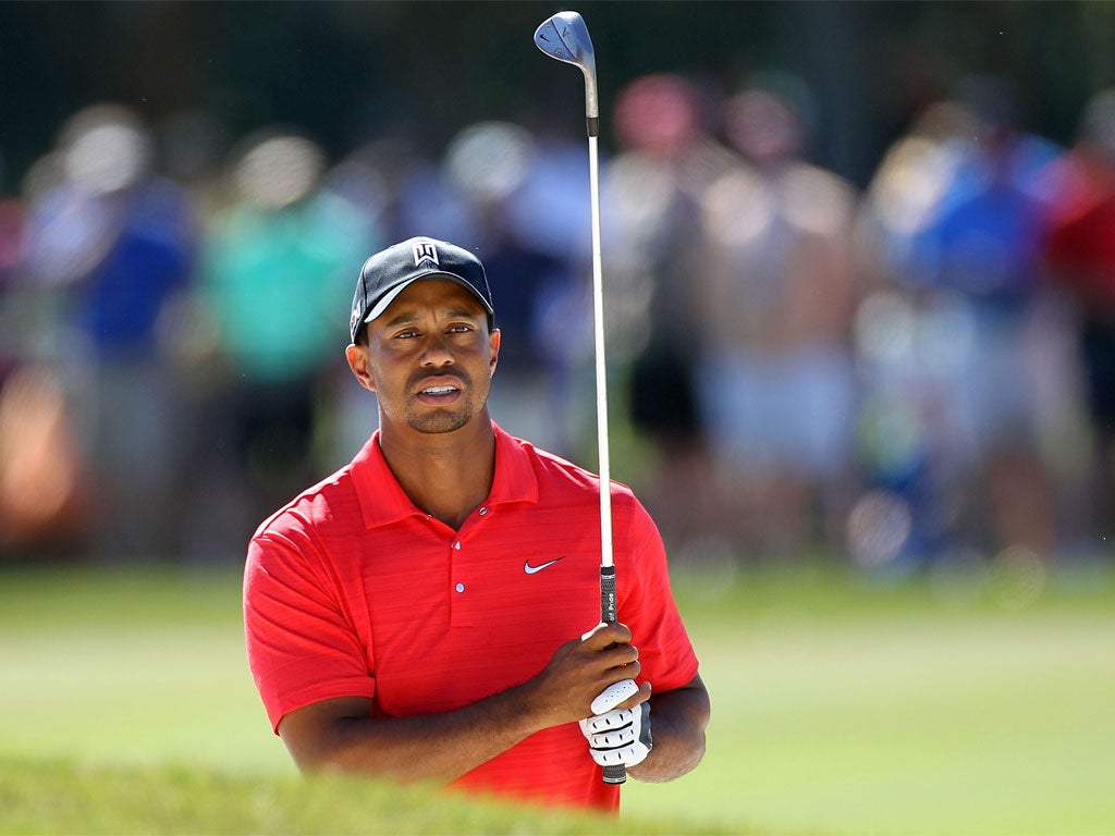 Tiger Woods in action in Florida last week where he eased to victory