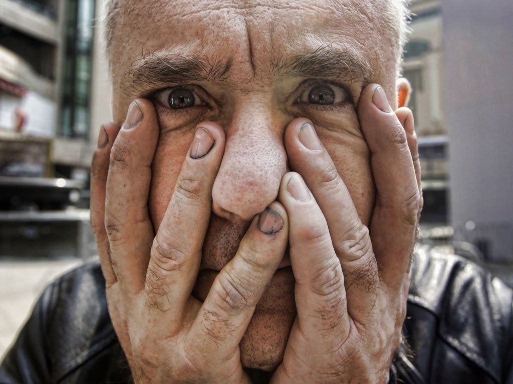 Artist as subject: Damien Hirst in Kiev for a show