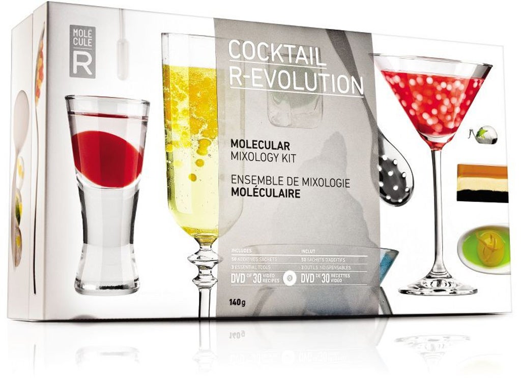 A molecular mixology kit