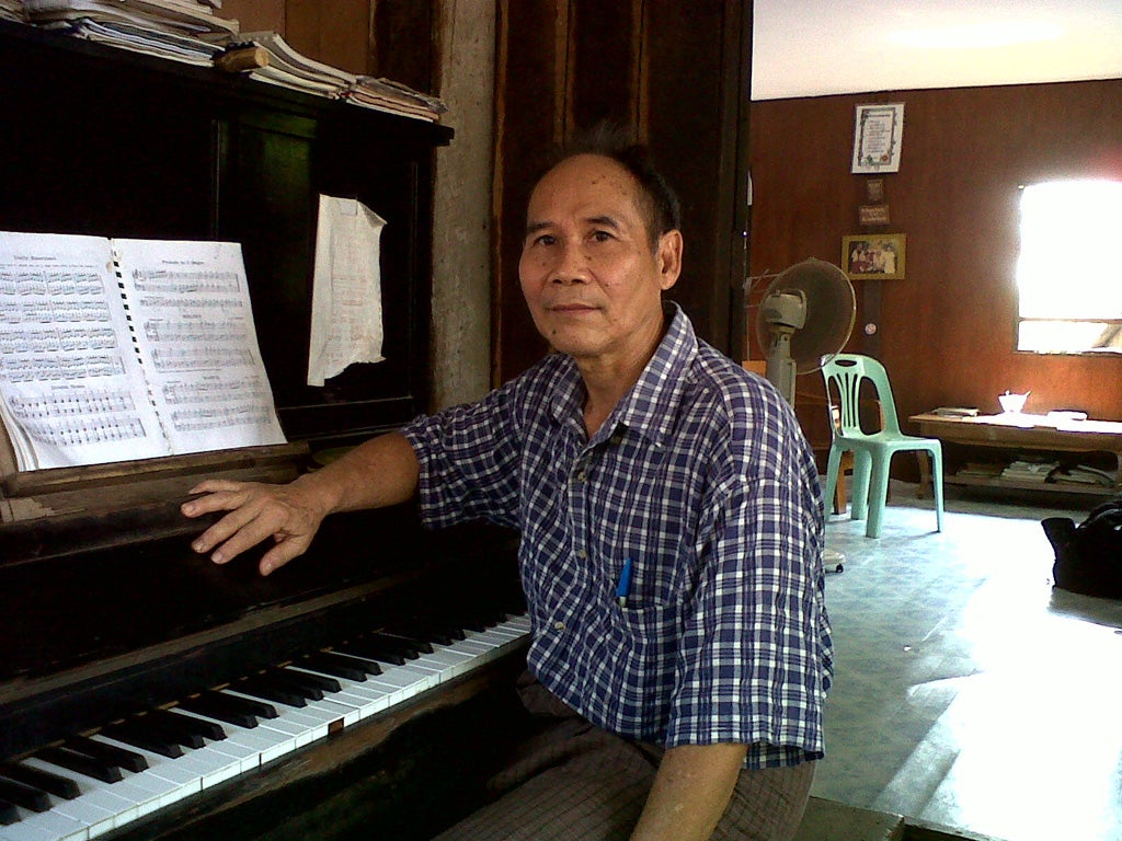 Saw Simon, a piano-tuner from the Karen tribe, helped to repair the instrument kept by Aung San Suu Kyi