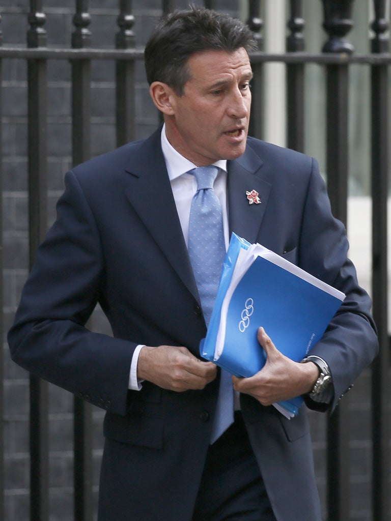 Sebastian Coe, Chair of the London 2012 Organising Committee