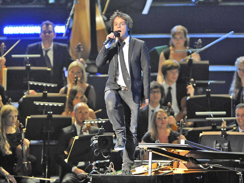 Jamie Cullum seems to like the sound of his own voice