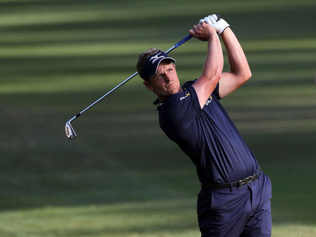 Luke Donald's overall rating: 16/20