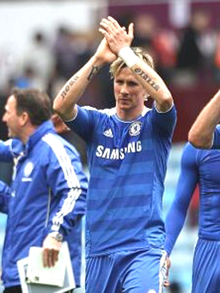 Fernando Torres is clap happy
