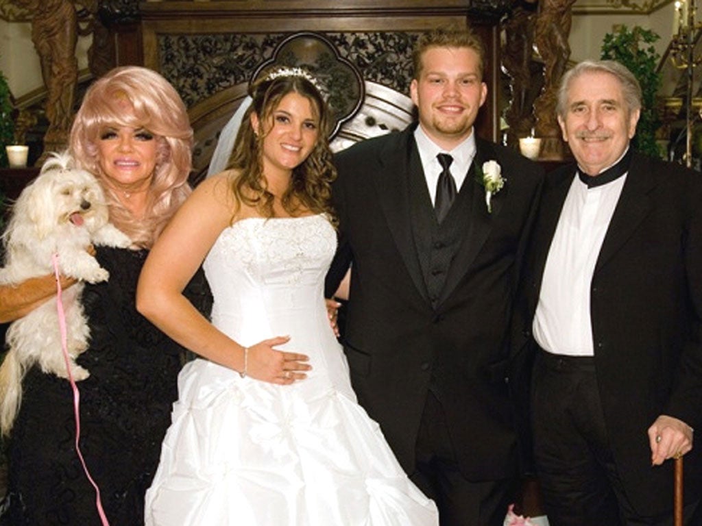 Co-founder of Trinity Broadcasting Network Janice Crouch, granddaughter Brittany Koper, her husband Michael Koper, and co-founder Paul Crouch