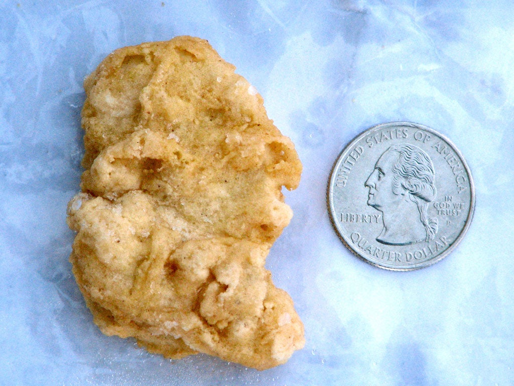 A McDonald's chicken McNugget which sold for $8,100 on eBay.