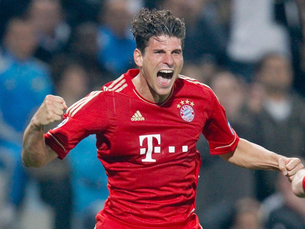 Bundesliga’s top scorer Mario Gomez