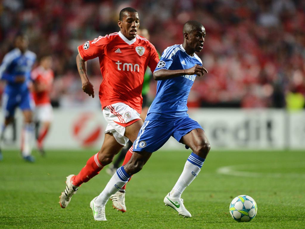 Ramires in action against Benfica