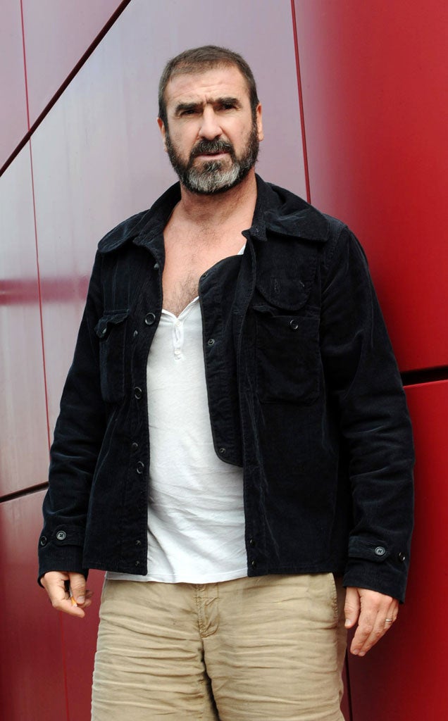 Cantona says: 'I cry a lot. It proves to me that I'm a human being without armour.'