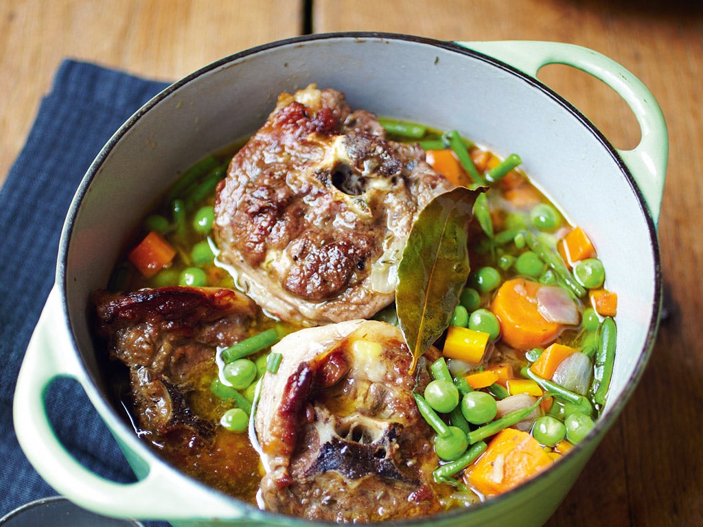 Spring lamb stew
by Rachel Khoo