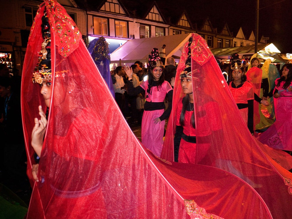 A Diwali celebration in Brent, London