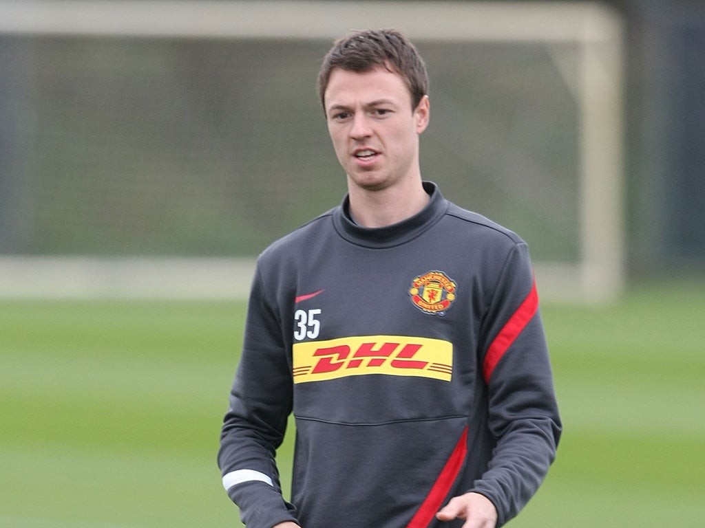 Alex Ferguson says Jonny Evans has relished the challenge