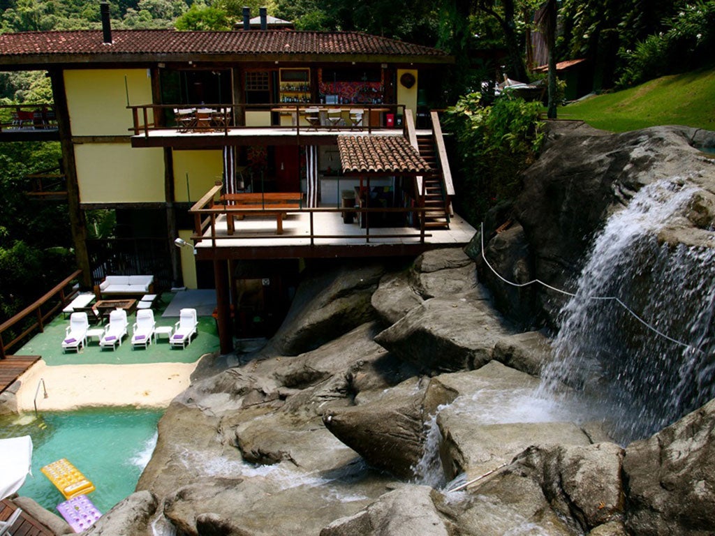 Tuakaza's pool is perfect for cooling off in