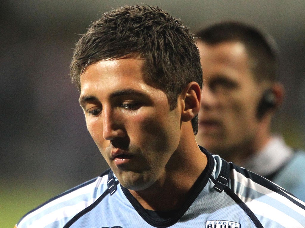 Got those Cardiff blues: Three experienced coaches have failed to tame the beast in Gavin Henson; he just could not and would not do what he was told