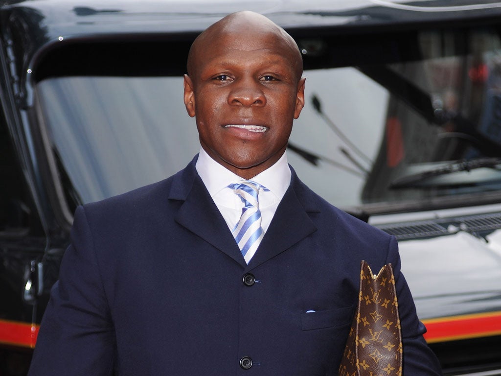 Retired boxer Chris Eubank