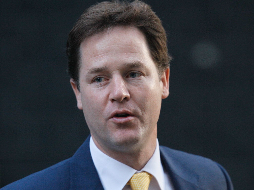 Nick Clegg insisted his party would 'continue to play our role' in Government dealing with the economic crisis