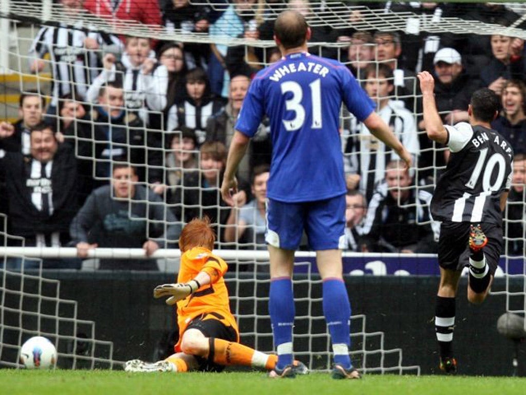 Hatem Ben Arfa lit up a disjointed display by his side with a breathtaking 73rd-minute goal