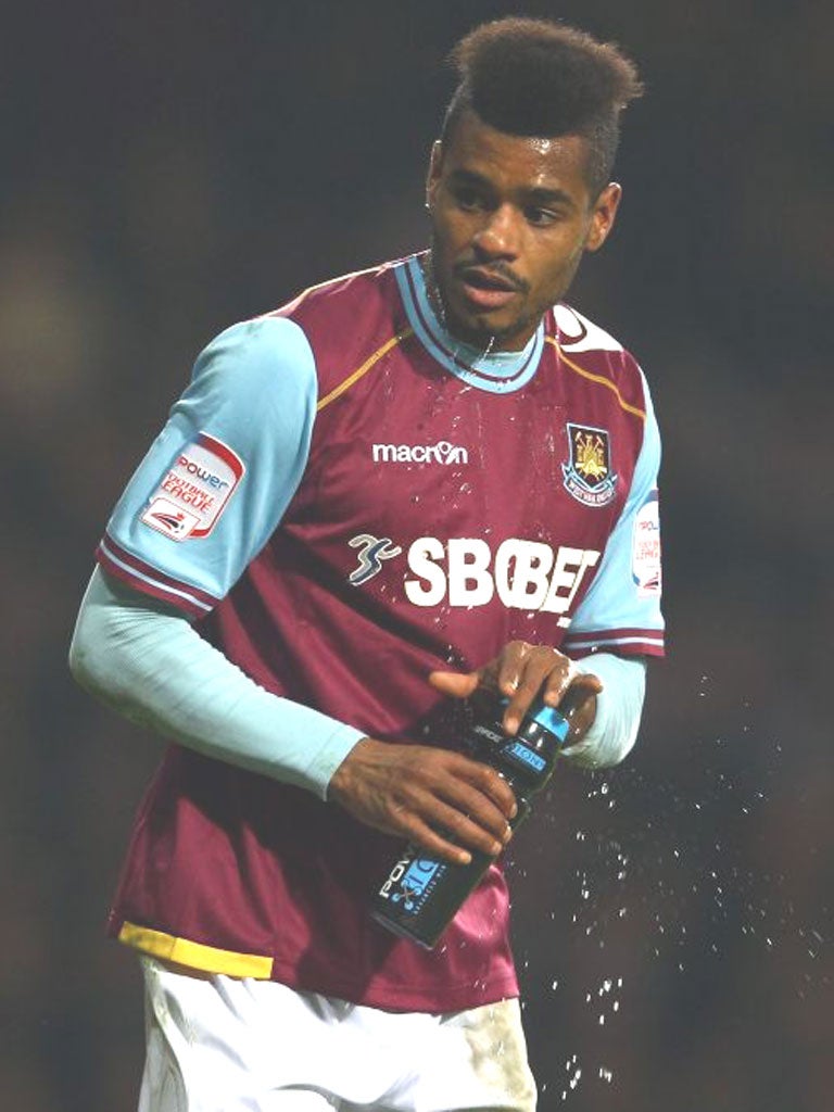 Ricardo Vaz Te scored West Ham’s late equaliser