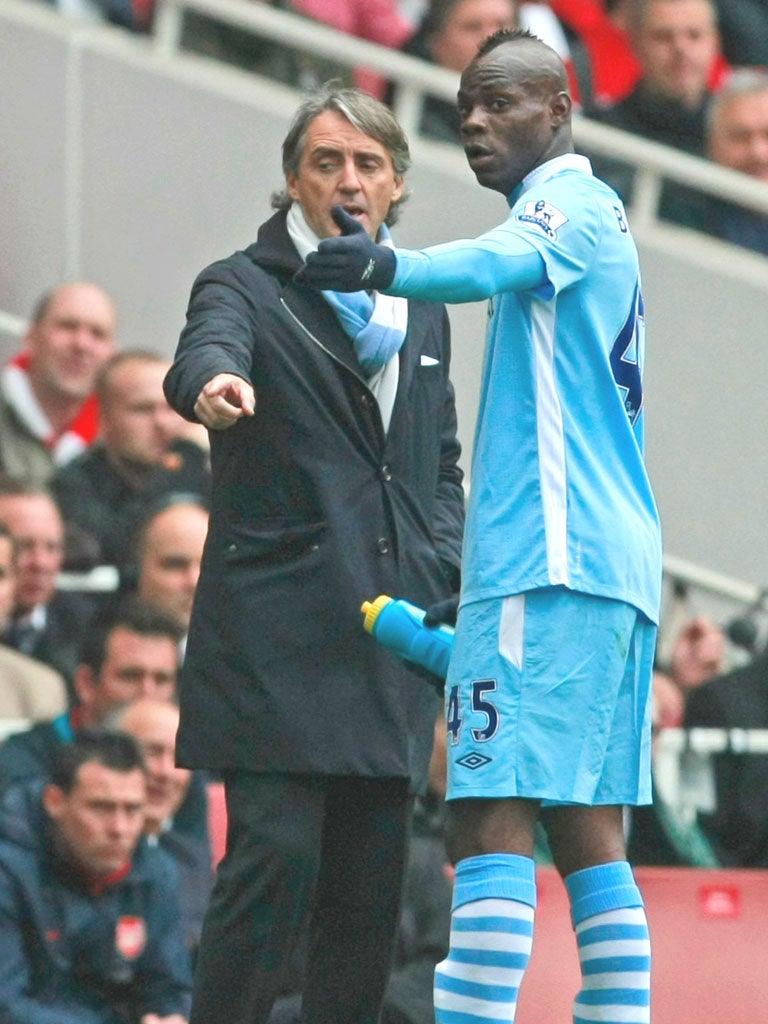 Roberto Mancini has had a good relationship with Mario Balotelli