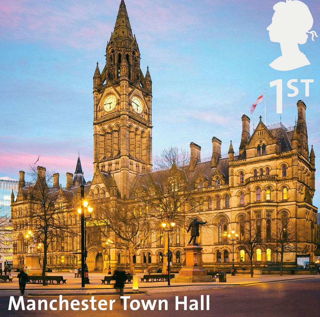 New stamps: Manchester Town Hall