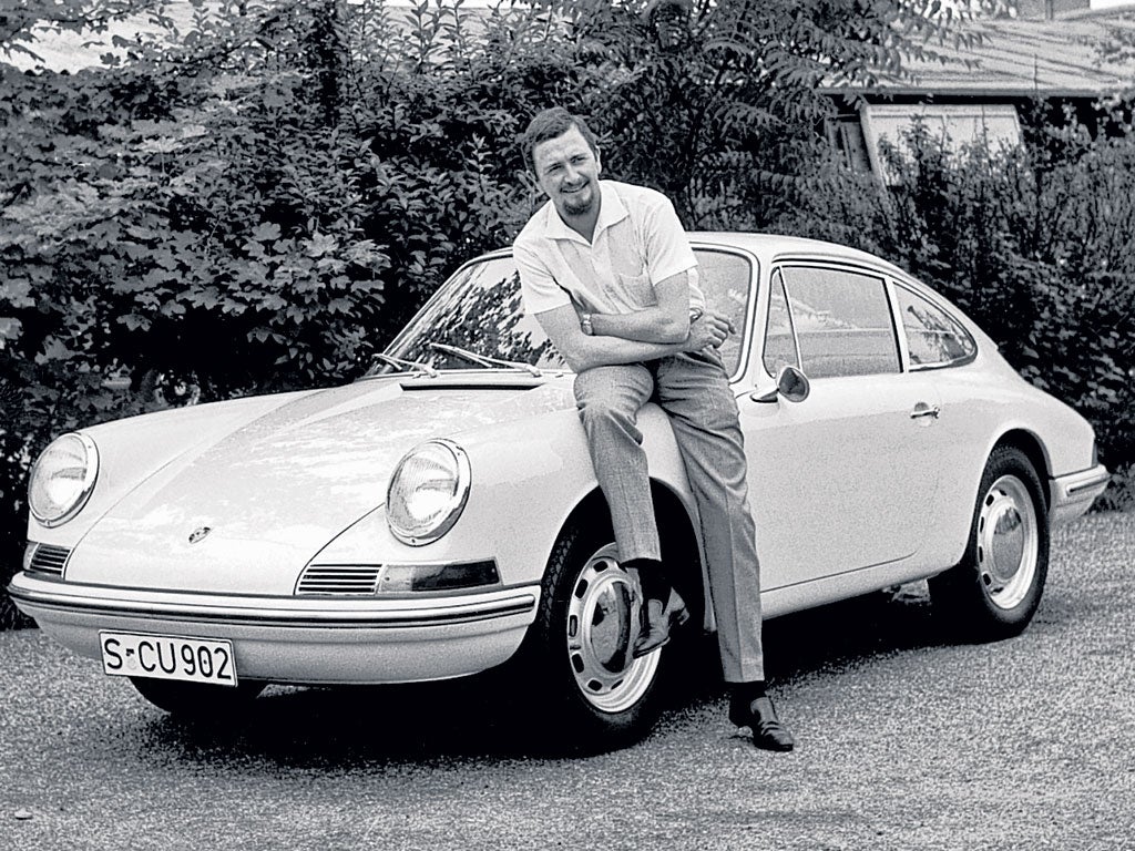 Porsche in 1963 with a type 901, which became the 911 after a complaint about naming rights from Peugeot