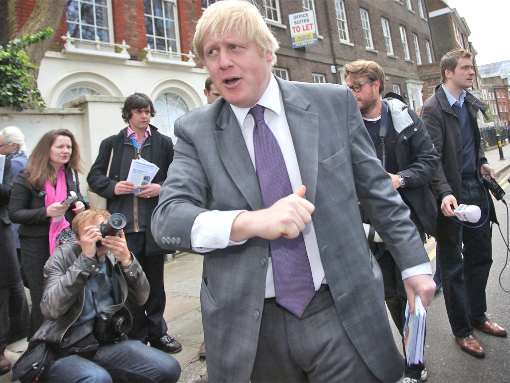 Boris Johnson launches his official campaign in Richmond