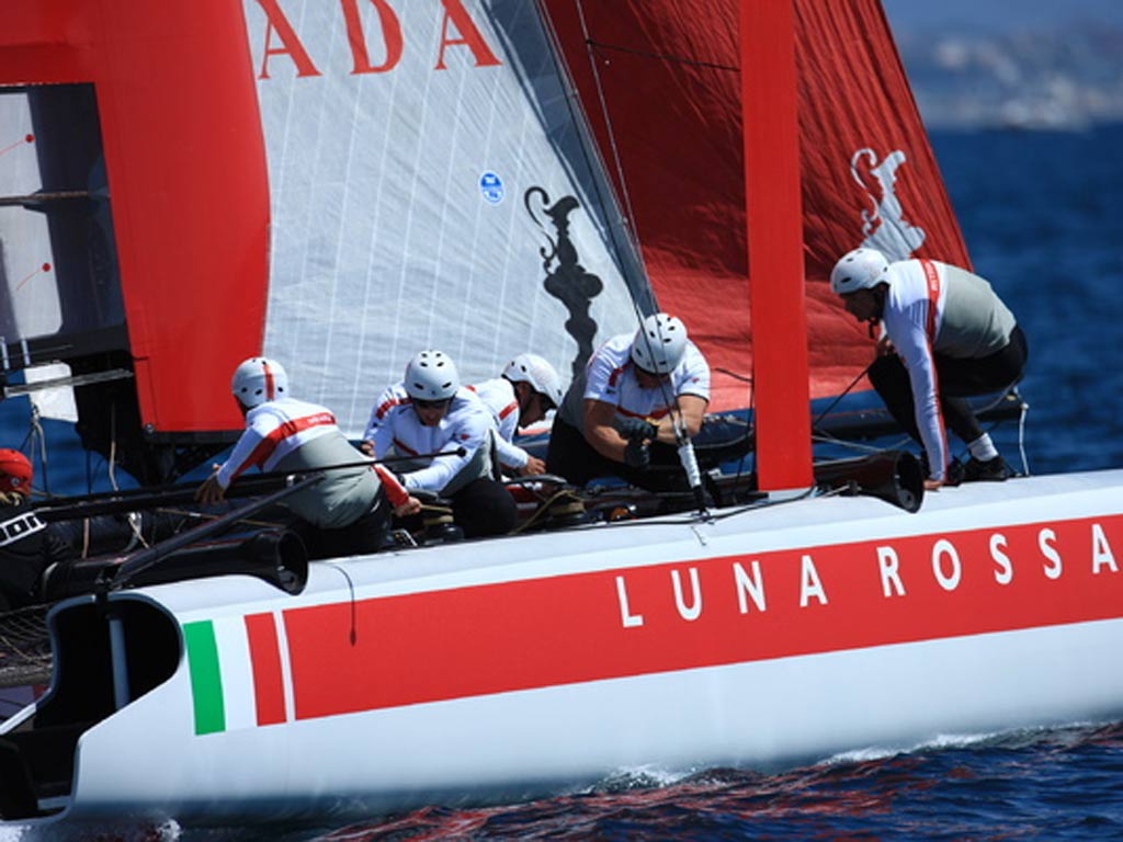 The Luna Rossa team