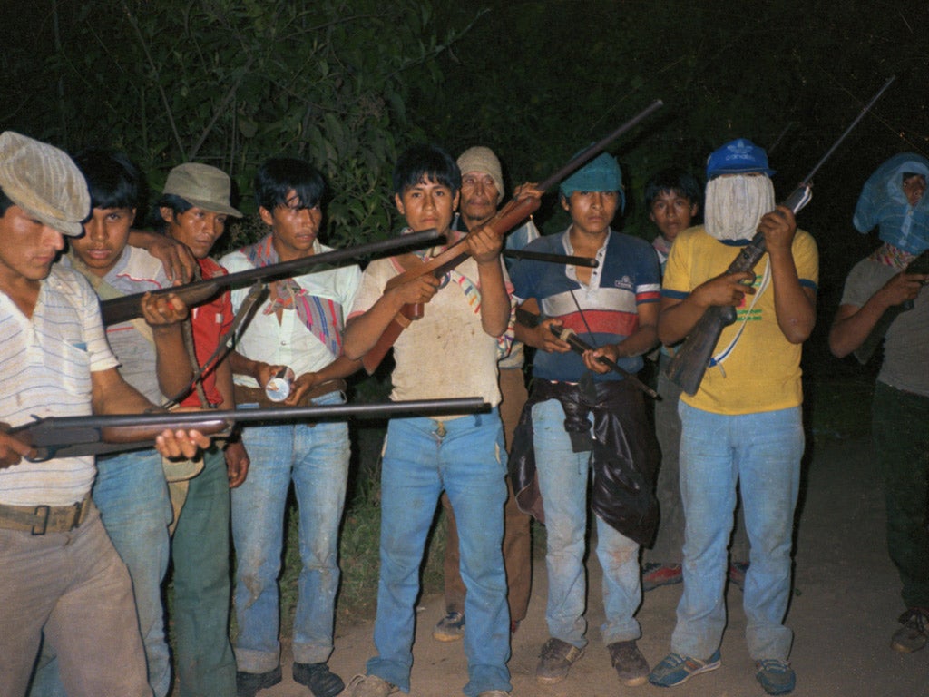 Shining Path guerrillas