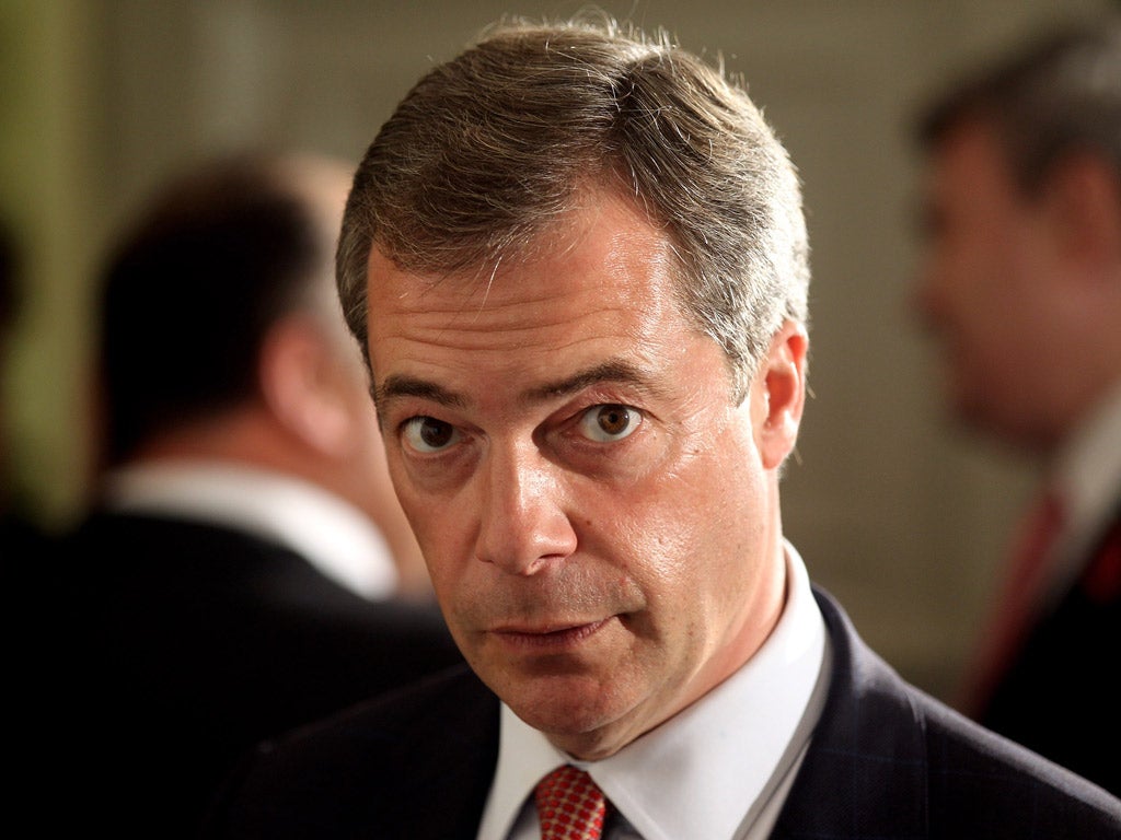 Nigel Farage said Ukip plans to contest every seat in the next election