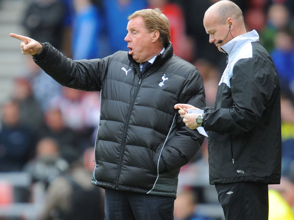 Harry Redknapp: "Oh look, there goes the Champions League." (13/04/12) To enter the current caption competition, click here.