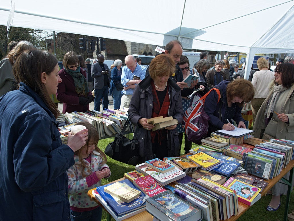 Book signing: Readers show they care yesterday in Barnet, north London