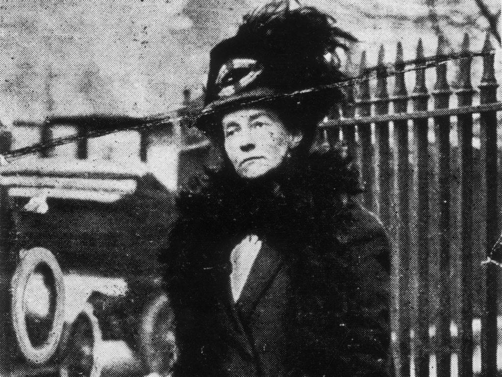 Emily Davison, who was killed trying to stop King George V’s horse Anmer in the 1913 Derby