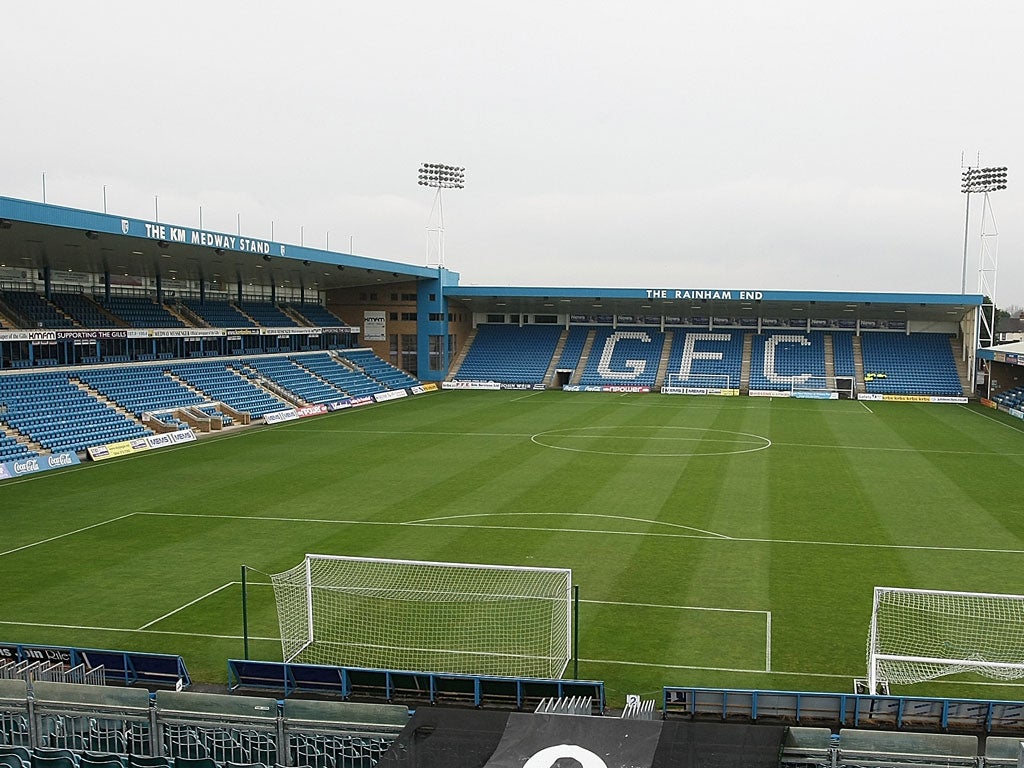 Gillingham's Priestfield Stadium