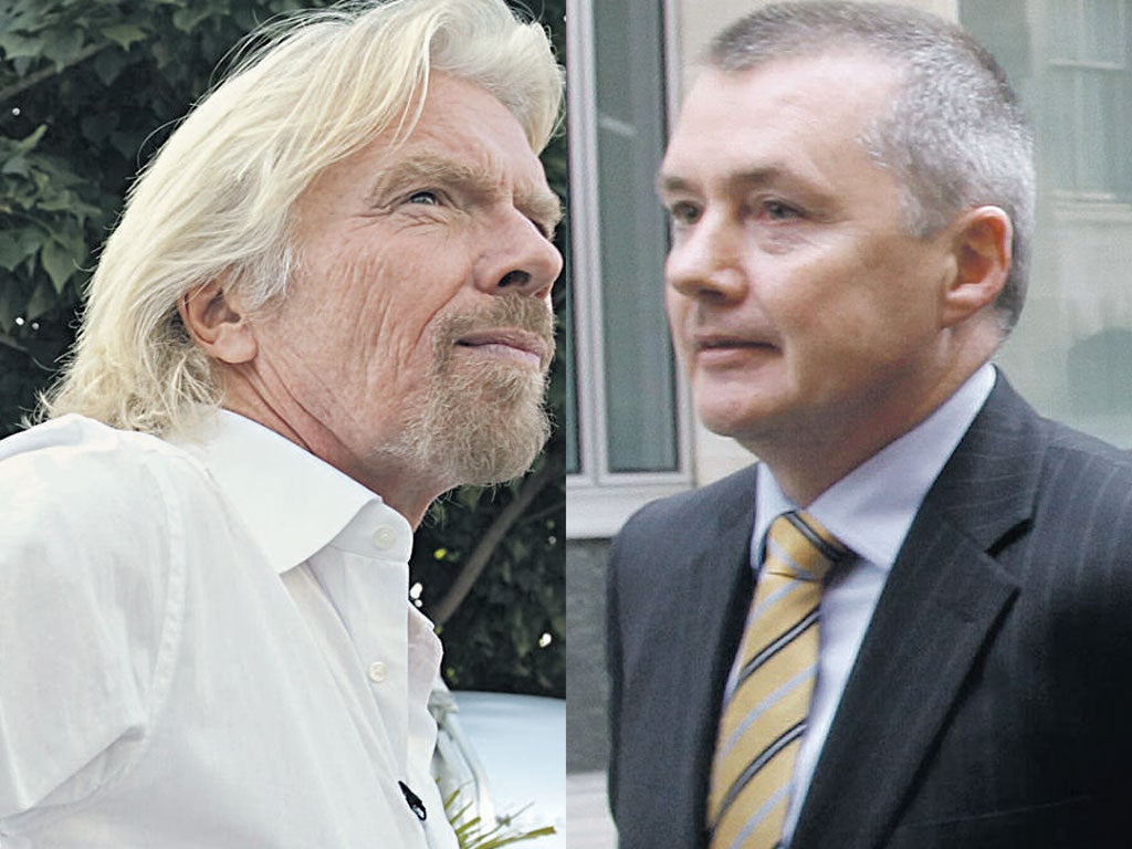 Sir Richard Branson and Willie Walsh