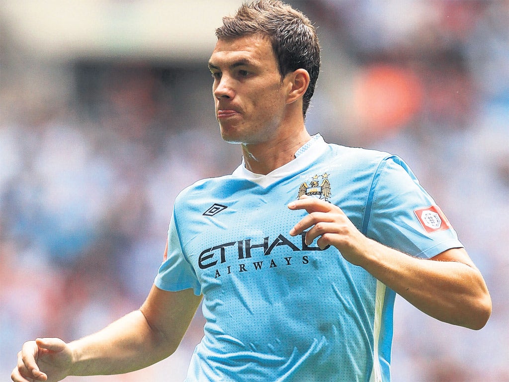 Edin Dzeko has failed to hold down a City place