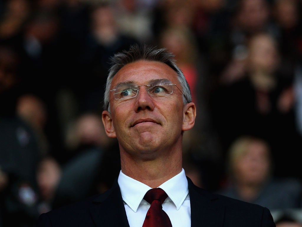 Southampton manager Nigel Adkins