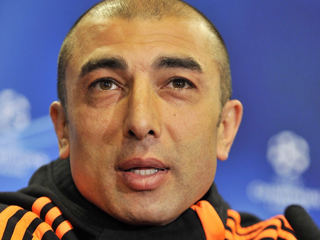 Roberto Di Matteo: The caretaker manager will make changes
for Chelsea's match at Arsenal