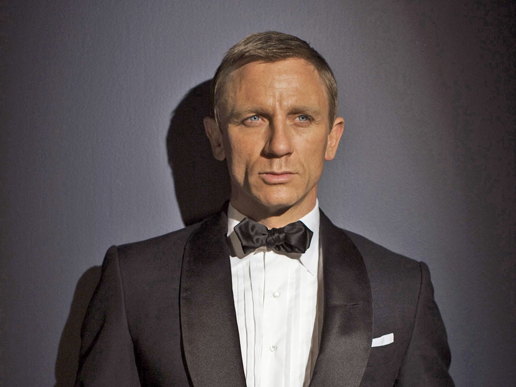 Thirsty work: in Daniel Craig’s latest outing as James Bond, the
superspy ditches his martini, shaken not stirred, for a beer