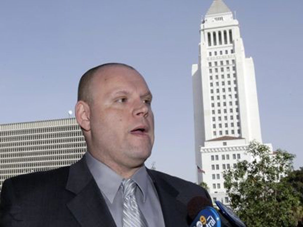 Brett Goodkin: The LA police officer was hired to act in the biopic
The Bling Ring