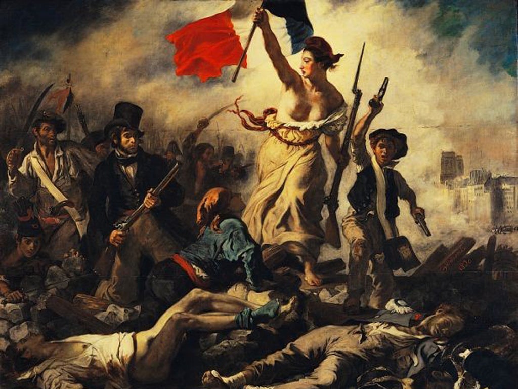 Delacroix's 1830 canvas