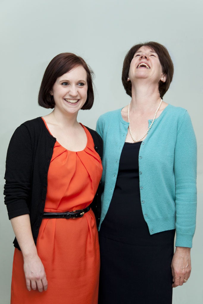 Susannah Hamilton, 22, City worker and her mother Kate. She says: 'I cried on my parents’ doorstep when I got back. It was such a relief to be somewhere welcoming, clean and friendly'