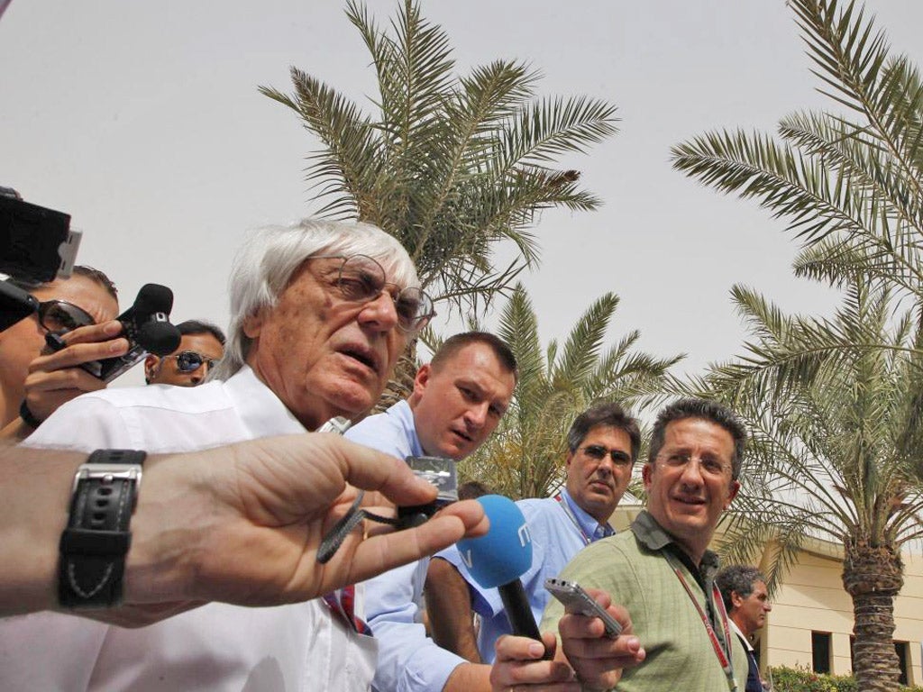 F1 chief Bernie Ecclestone defends the race