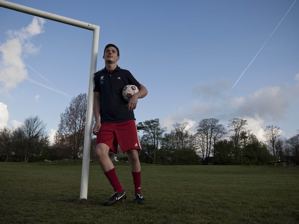 George Fletcher, from Croxteth, will be the youngest player in Britain's Paralympic football squad